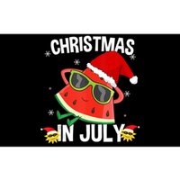 Watermelon Christmas Tree Christmas In July Summer Vacation Bumper Sticker