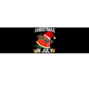 Watermelon Christmas Tree Christmas In July Summer Vacation Bumper Sticker