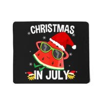 Watermelon Christmas Tree Christmas In July Summer Vacation Mousepad