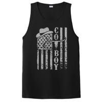 Western Country Teen Rodeo Southern Retro Cow PosiCharge Competitor Tank