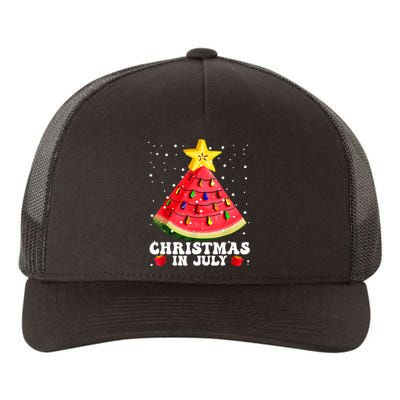 Watermelon Christmas Tree Christmas In July Gift Design Yupoong Adult 5-Panel Trucker Hat