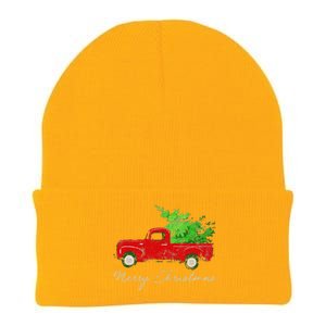 Wagon Christmas Tree On Car Xmas Vacation Knit Cap Winter Beanie