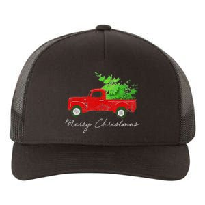 Wagon Christmas Tree On Car Xmas Vacation Yupoong Adult 5-Panel Trucker Hat