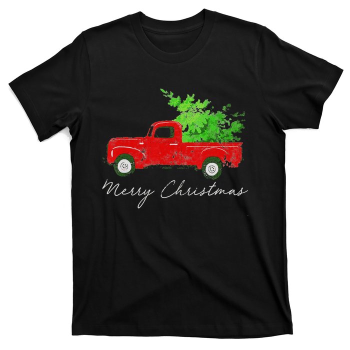 Wagon Christmas Tree On Car Xmas Vacation T-Shirt