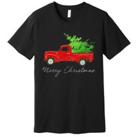 Wagon Christmas Tree On Car Xmas Vacation Premium T-Shirt