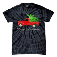 Wagon Christmas Tree On Car Xmas Vacation Tie-Dye T-Shirt