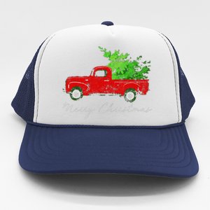 Wagon Christmas Tree On Car Xmas Vacation Trucker Hat