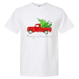 Wagon Christmas Tree On Car Xmas Vacation Garment-Dyed Heavyweight T-Shirt