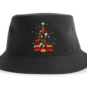 Weenie Christmas Tree Dog Xmas Costume Gift Sustainable Bucket Hat