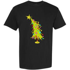 Whimsical Christmas Tree Trendy Christmas Tree Garment-Dyed Heavyweight T-Shirt