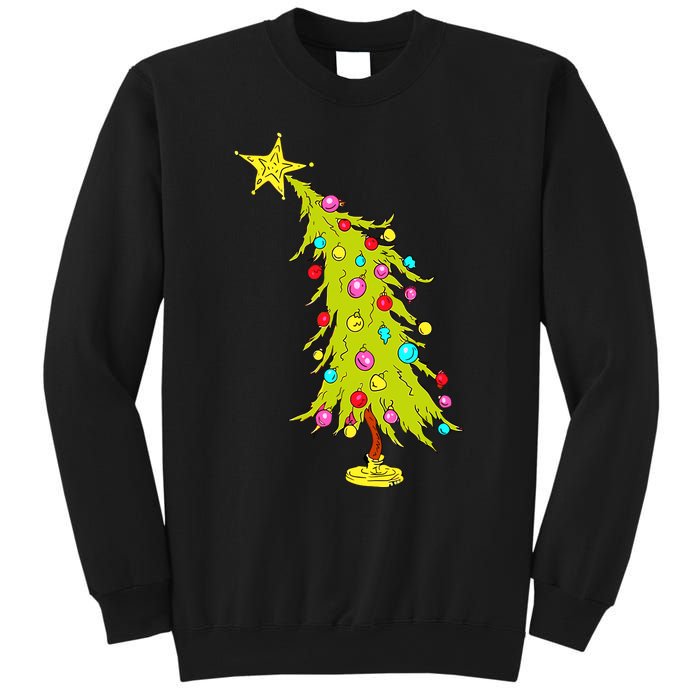 Whimsical Christmas Tree Trendy Christmas Tree Sweatshirt