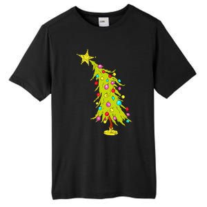 Whimsical Christmas Tree Trendy Christmas Tree Tall Fusion ChromaSoft Performance T-Shirt