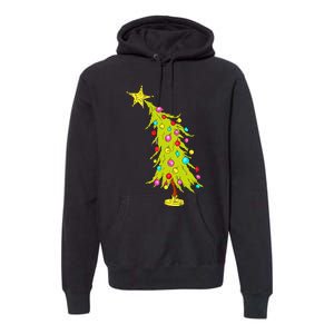 Whimsical Christmas Tree Trendy Christmas Tree Premium Hoodie