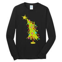 Whimsical Christmas Tree Trendy Christmas Tree Tall Long Sleeve T-Shirt