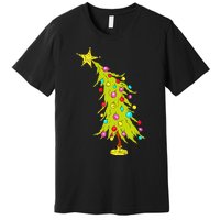 Whimsical Christmas Tree Trendy Christmas Tree Premium T-Shirt