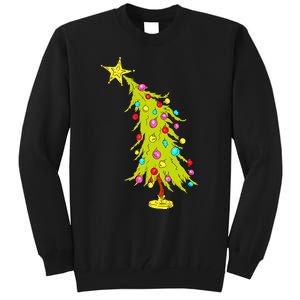 Whimsical Christmas Tree Trendy Christmas Tree Tall Sweatshirt