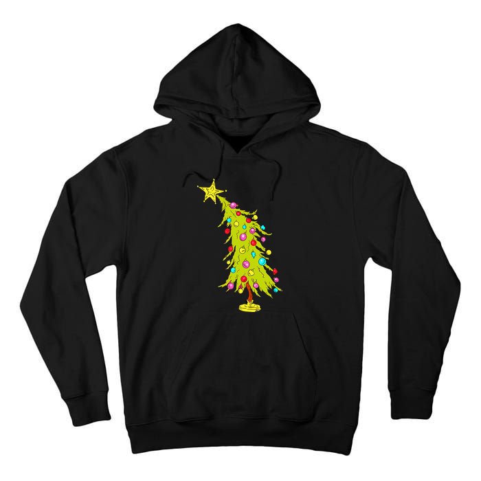 Whimsical Christmas Tree Trendy Christmas Tree Tall Hoodie