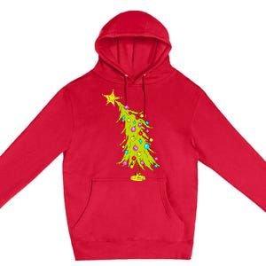 Whimsical Christmas Tree Trendy Christmas Tree Premium Pullover Hoodie