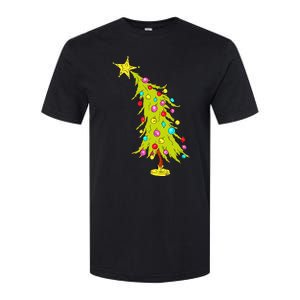 Whimsical Christmas Tree Trendy Christmas Tree Softstyle CVC T-Shirt