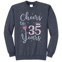 Wo Cheers to 35 Years 1984 35Th Birthday Present Gift Tee For Wo Sweatshirt