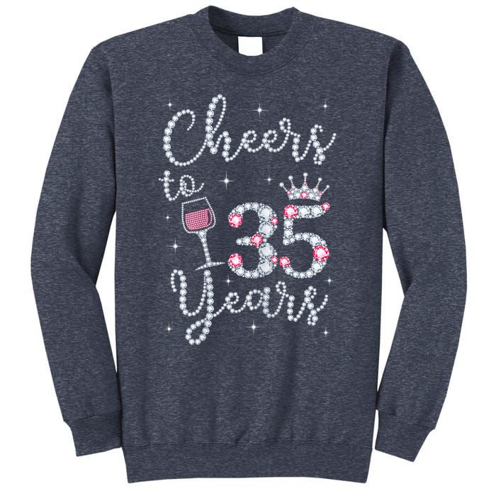 Wo Cheers to 35 Years 1984 35Th Birthday Present Gift Tee For Wo Sweatshirt