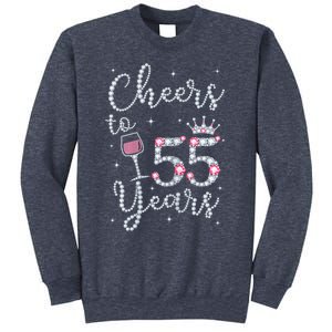 Wo Cheers to 55 Years 1964 55Th Birthday Present Gift Tee For Wo Sweatshirt