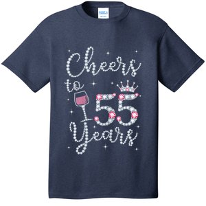 Wo Cheers to 55 Years 1964 55Th Birthday Present Gift Tee For Wo T-Shirt