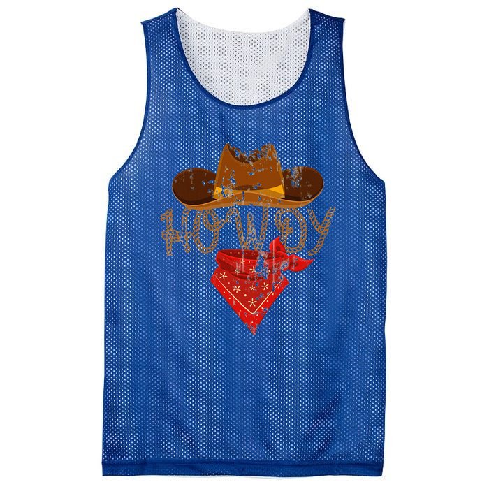 Western Cowboy Tees Howdy Mesh Reversible Basketball Jersey Tank