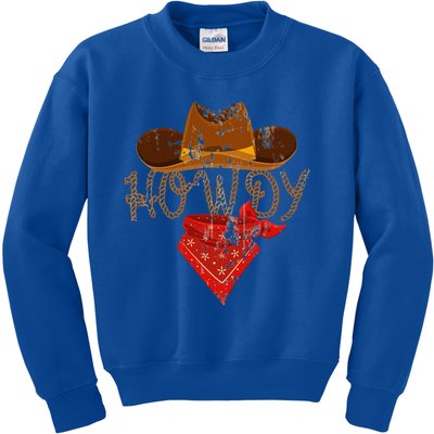 Western Cowboy Tees Howdy Kids Sweatshirt