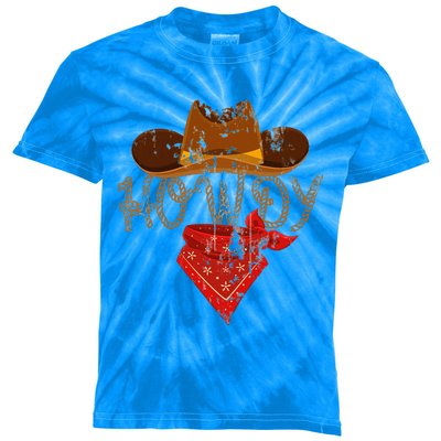 Western Cowboy Tees Howdy Kids Tie-Dye T-Shirt