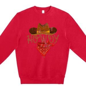 Western Cowboy Tees Howdy Premium Crewneck Sweatshirt