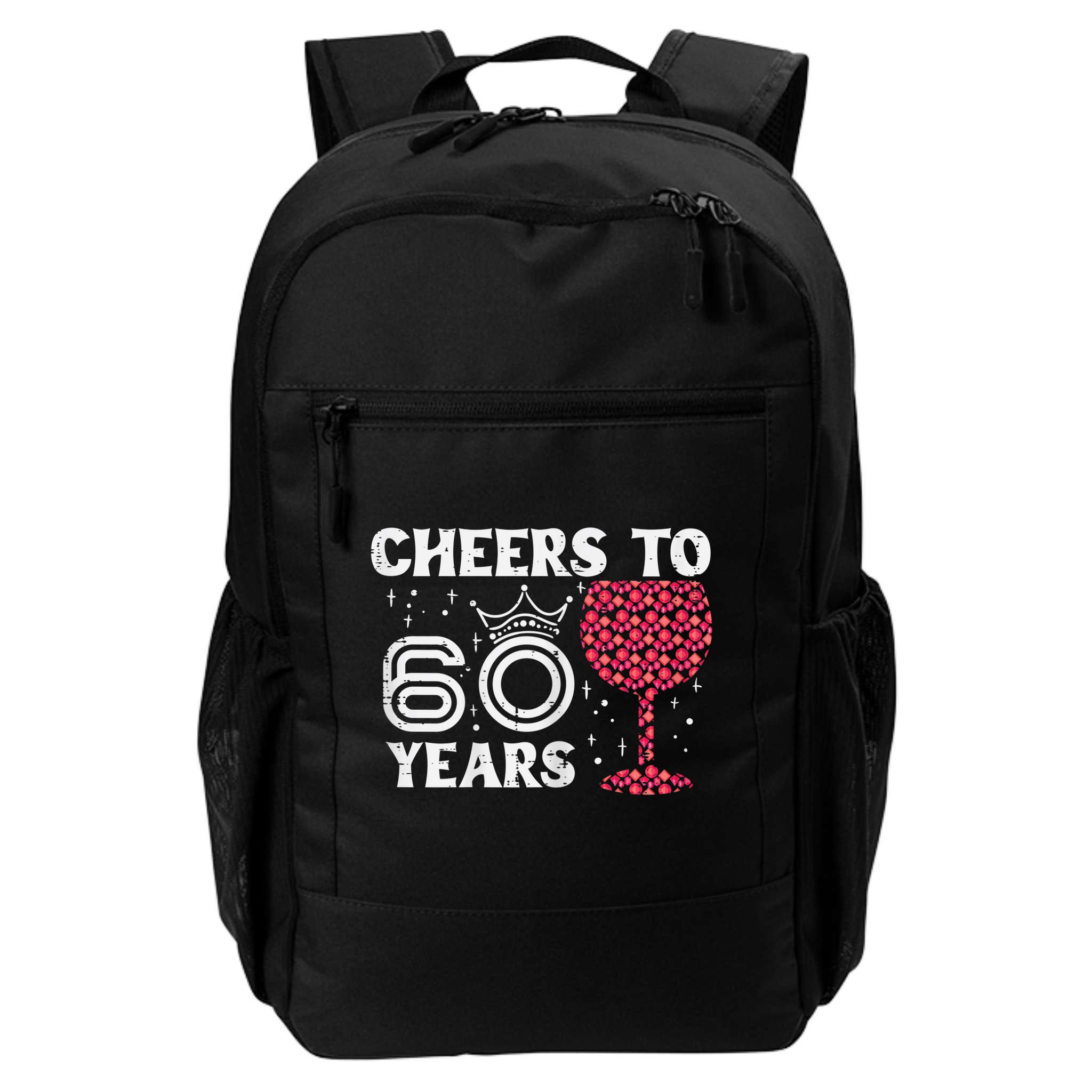 Wo Cheers To 60 Years 60th Birthday Party 60 Years Old Wo Backpack