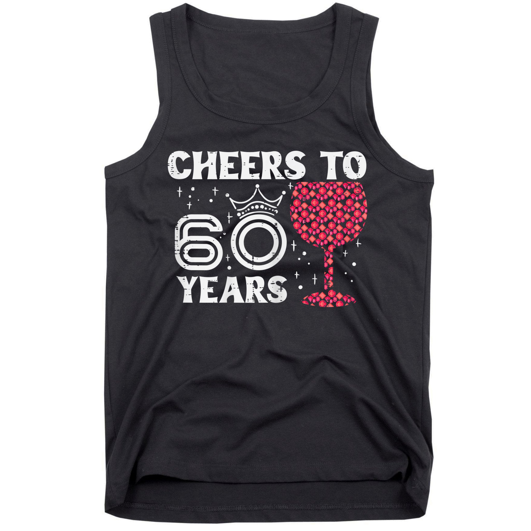 Wo Cheers To 60 Years 60th Birthday Party 60 Years Old Wo Tank Top
