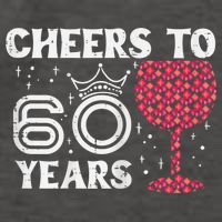 Wo Cheers To 60 Years 60th Birthday Party 60 Years Old Wo Vector Backpack