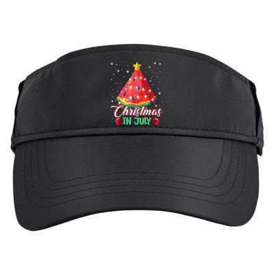 Watermelon Christmas Tree Christmas In July Summer Vacation Adult Drive Performance Visor