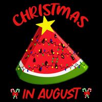 Watermelon Christmas Tree Christmas In August Summer Impact Tech Backpack