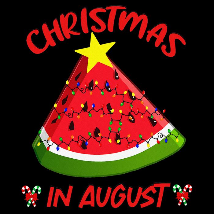 Watermelon Christmas Tree Christmas In August Summer Impact Tech Backpack