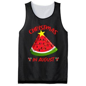 Watermelon Christmas Tree Christmas In August Summer Mesh Reversible Basketball Jersey Tank