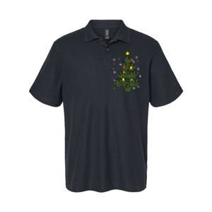 Weed Christmas Tree Xmas Pj 420 Cannabis Marijuana Pot Softstyle Adult Sport Polo