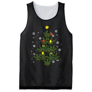 Weed Christmas Tree Xmas Pj 420 Cannabis Marijuana Pot Mesh Reversible Basketball Jersey Tank