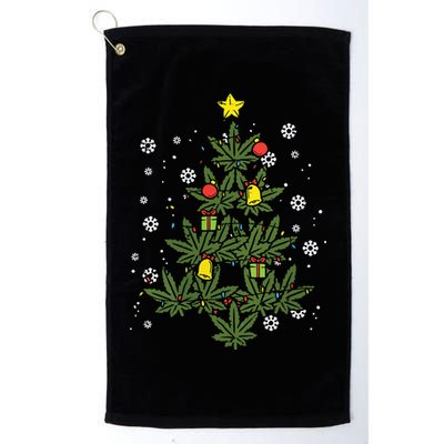 Weed Christmas Tree Xmas Pj 420 Cannabis Marijuana Pot Golf Towel