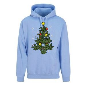 Weed Christmas Tree Xmas Pj 420 Cannabis Marijuana Pot Unisex Surf Hoodie