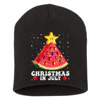 Watermelon Christmas Tree Christmas In July Summer Vacation Short Acrylic Beanie