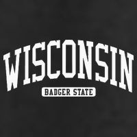 Wisconsin College University Style 7 Panel Mesh Trucker Snapback Hat