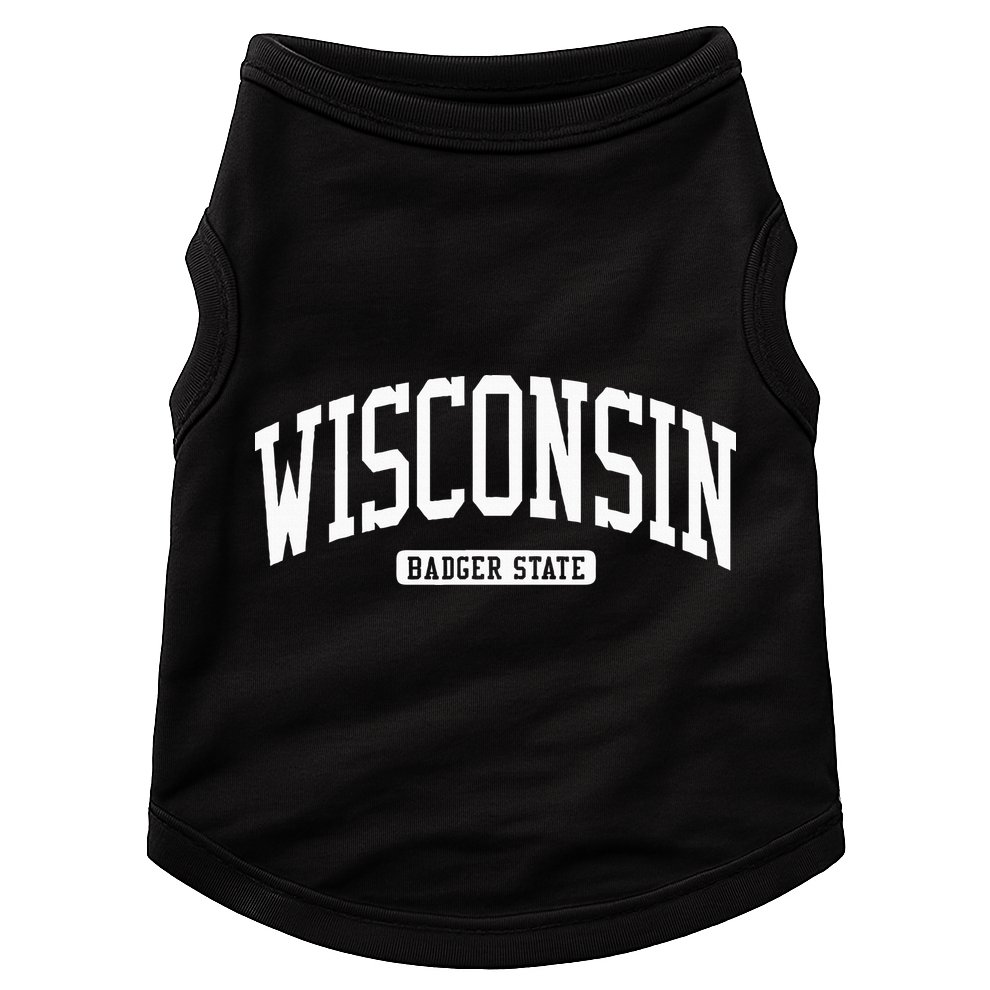 Wisconsin College University Style Doggie Tank