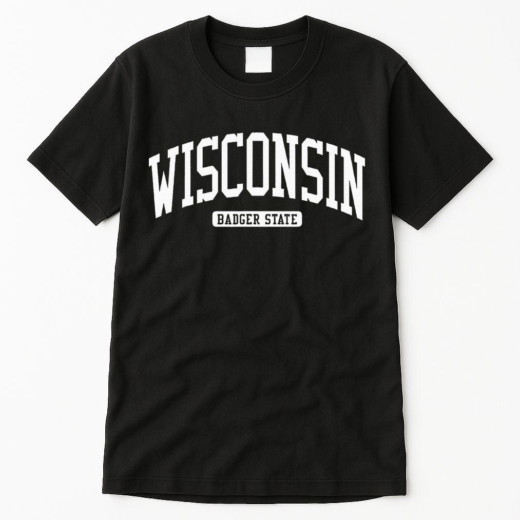 Wisconsin College University Style Tall T-Shirt