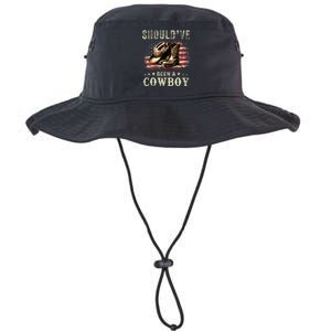 Western Cowboy Usa Flag I Should Have Been A Cowboy Boots Legacy Cool Fit Booney Bucket Hat