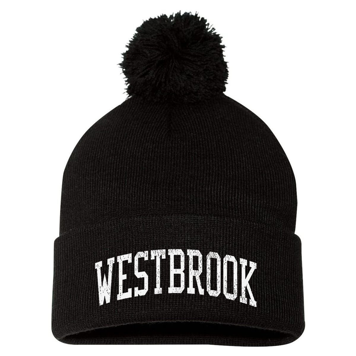 Westbrook Ct Vintage Athletic Sports Js02 Pom Pom 12in Knit Beanie