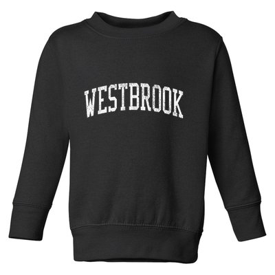 Westbrook Ct Vintage Athletic Sports Js02 Toddler Sweatshirt