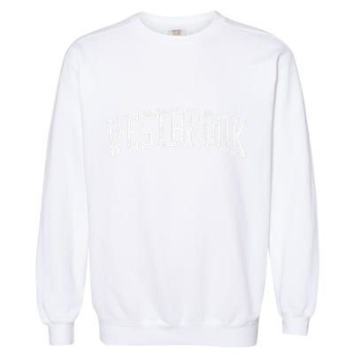 Westbrook Ct Vintage Athletic Sports Js02 Garment-Dyed Sweatshirt